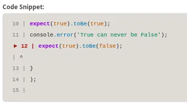 Code Snippet
